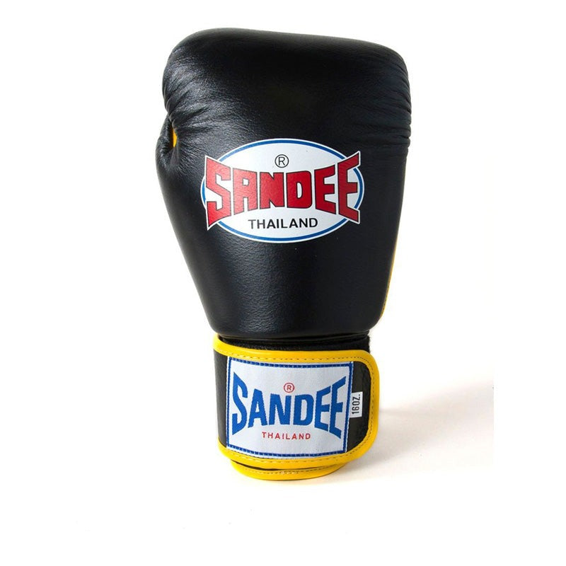 Sandee ABG1 Authentic 2 Tone Boxing Gloves Black/Yellow