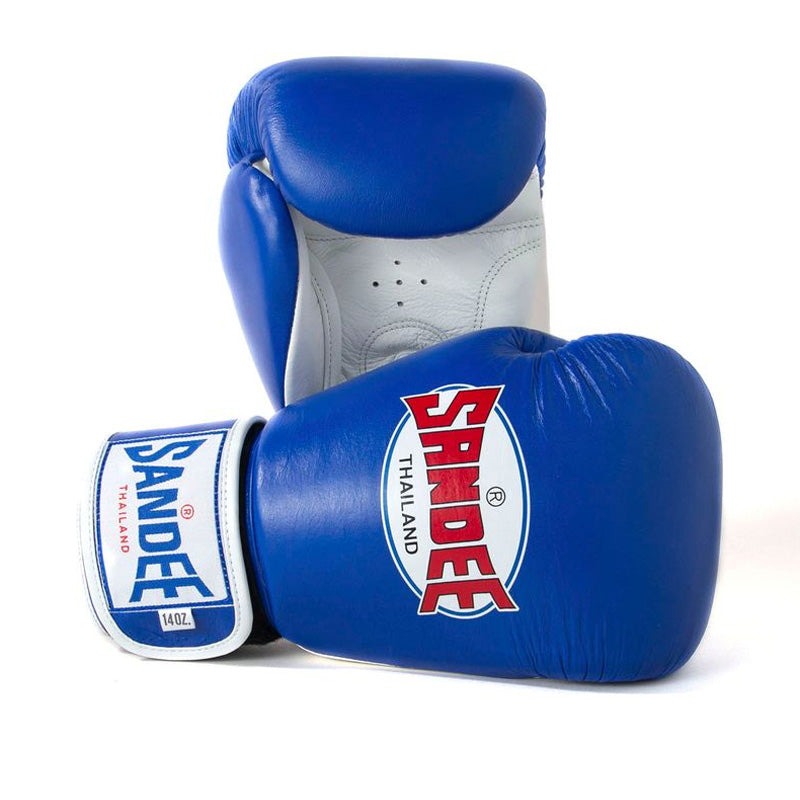 Sandee ABG1 Authentic 2 Tone Boxing Gloves Blue/White