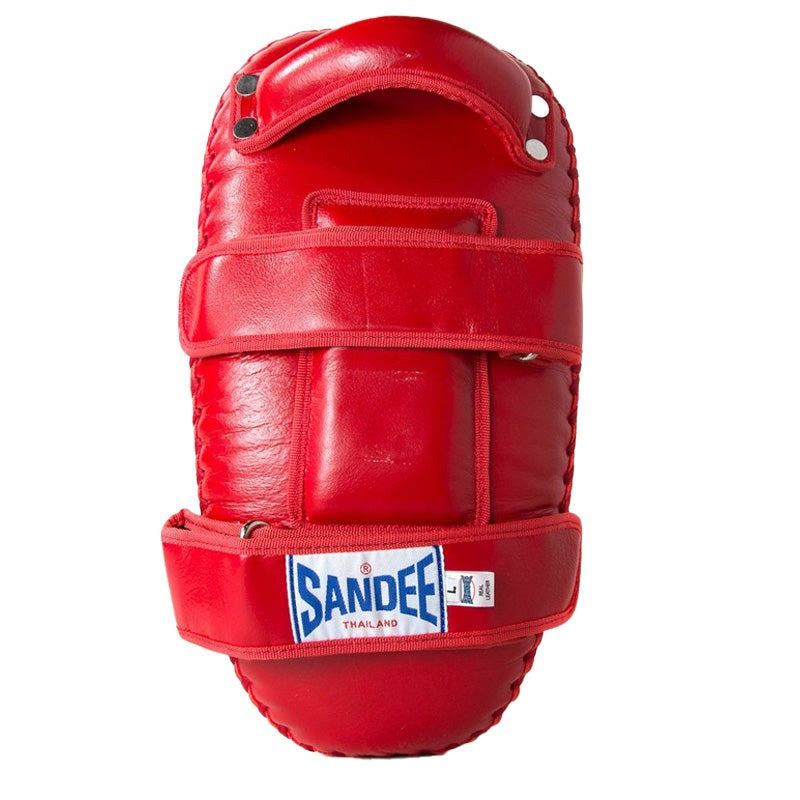 Sandee CTP1 Curved Thai Kick Pads Rot/Weiß