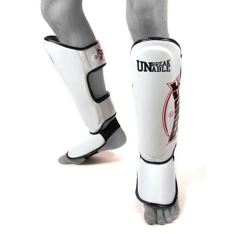 Sandee Cool-Tec Shin Guards White/Black