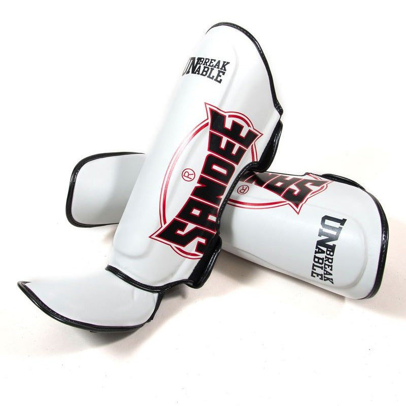 Sandee Cool-Tec Shin Guards White/Black