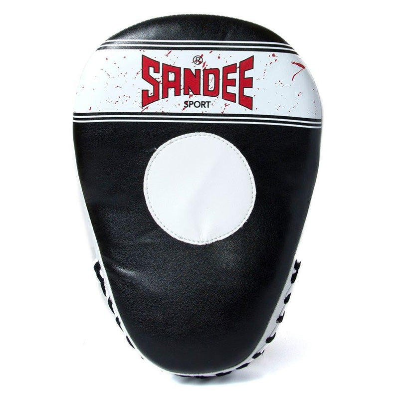 Sandee Sport Curved Focus Mitts Schwarz/Weiß