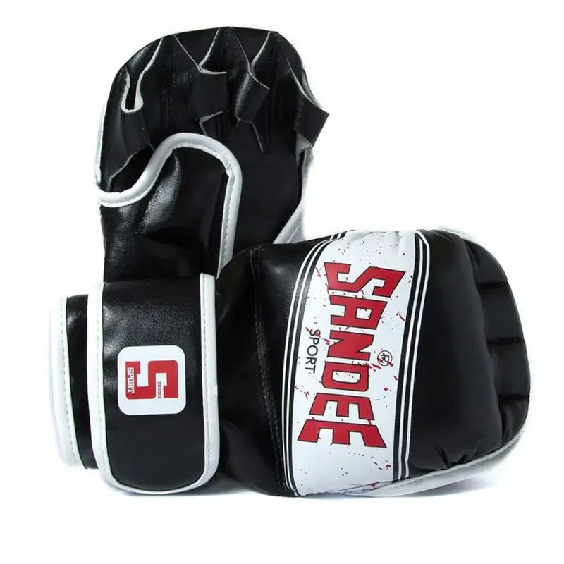 Sandee Sport MMA Sparring Gloves Black/White