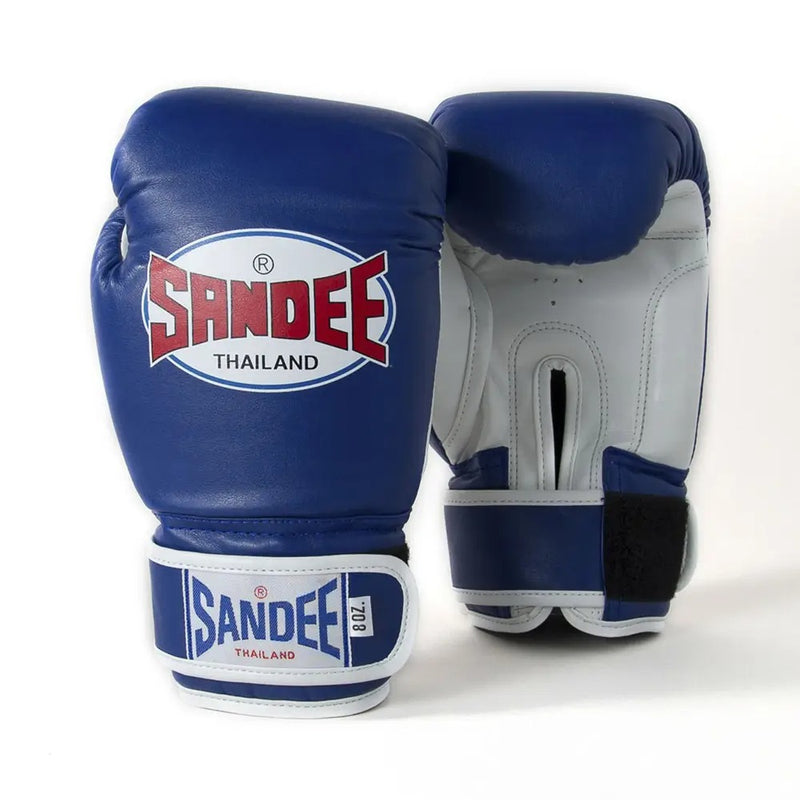 Sandee Authentic Kids Muay Thai Gloves Blue