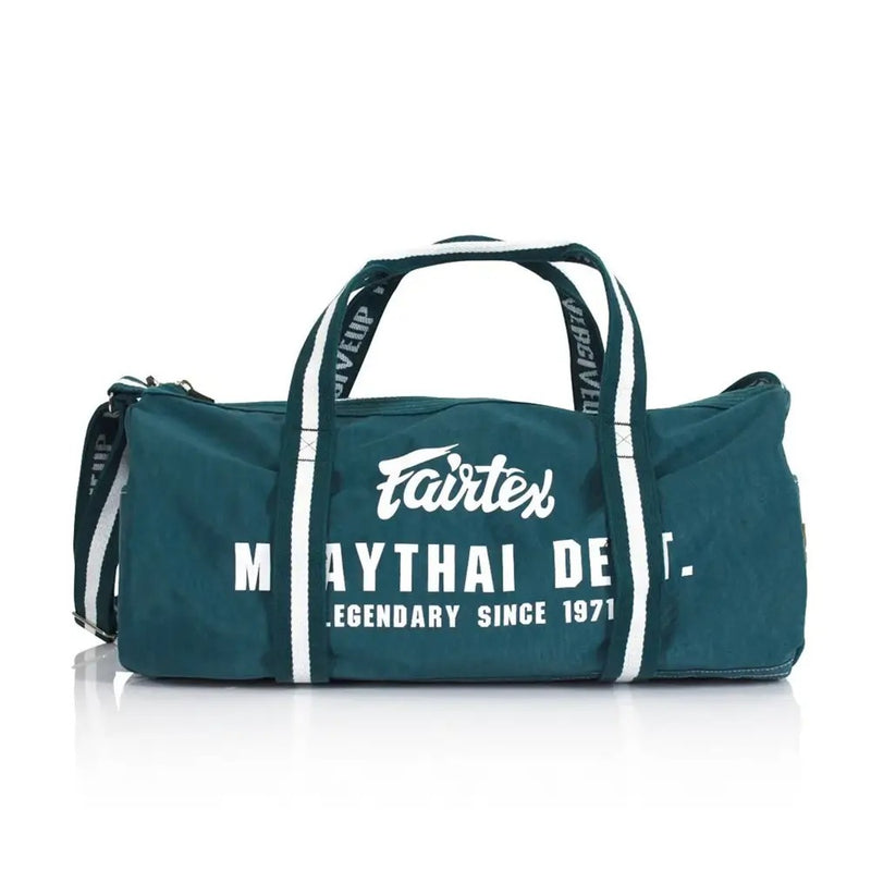 Fairtex BAG9 Sporttasche im Retro-Stil, Kastanienbraun