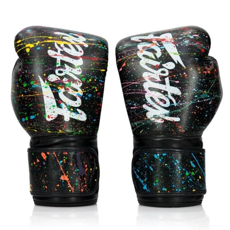 Fairtex BGV14PT The Painter Black Boxing Gloves Black