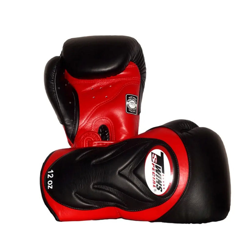 Twins BGVL6 Deluxe Sparring Gloves Black/Red