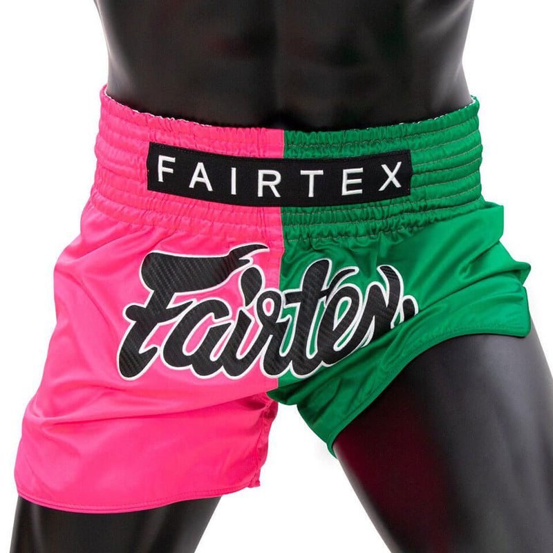 Fairtex BS1911 Fighter Shorts Pink/Green