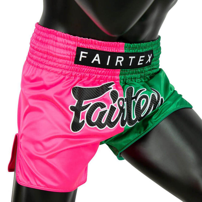 Fairtex BS1911 Fighter Shorts Pink/Green