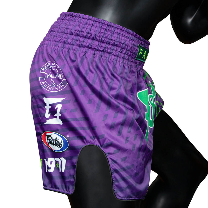 Fairtex BS1922 Racer Muay Thai Shorts Purple