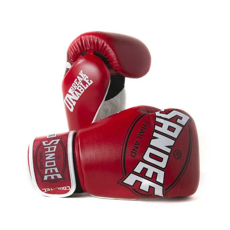 Sandee Cool-Tec 3 Tone Muay Thai Gloves Red