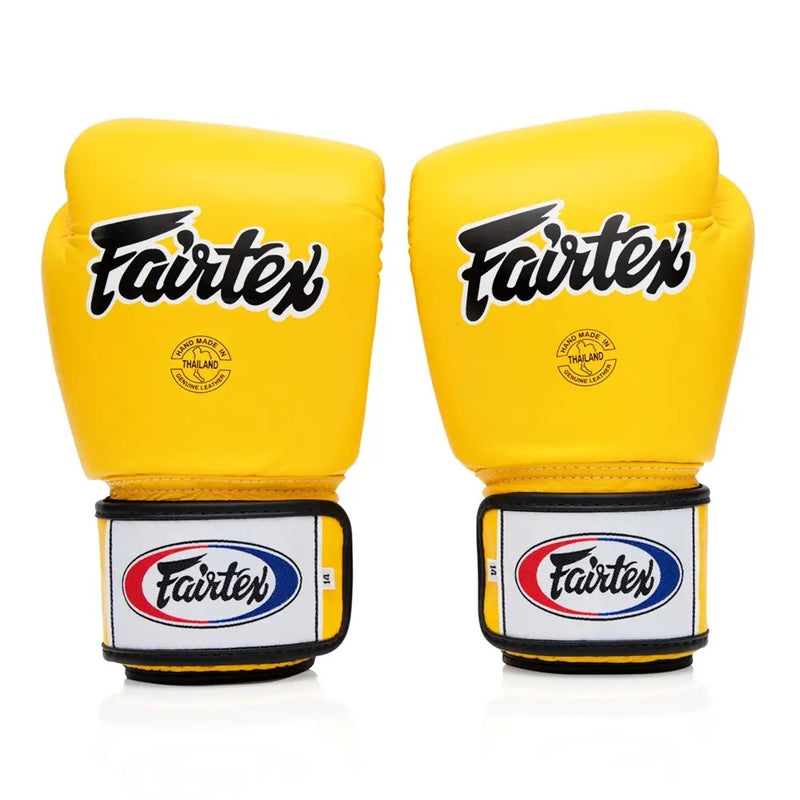 Fairtex BGV1-B Breathable Boxing Gloves Yellow