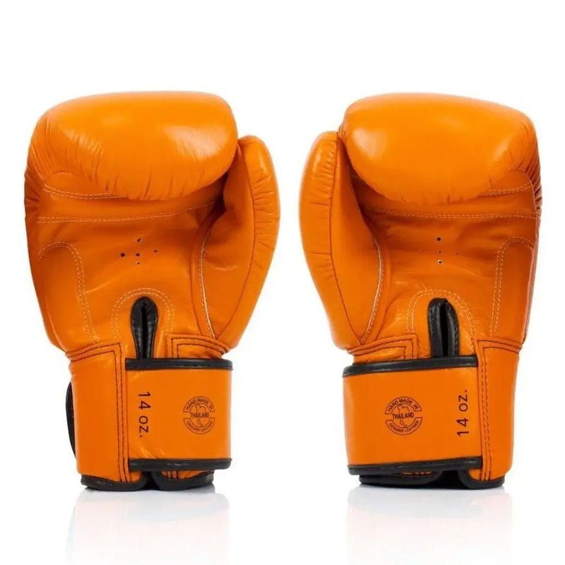 Fairtex BGV19 Deluxe Tight-Fit Gloves Orange