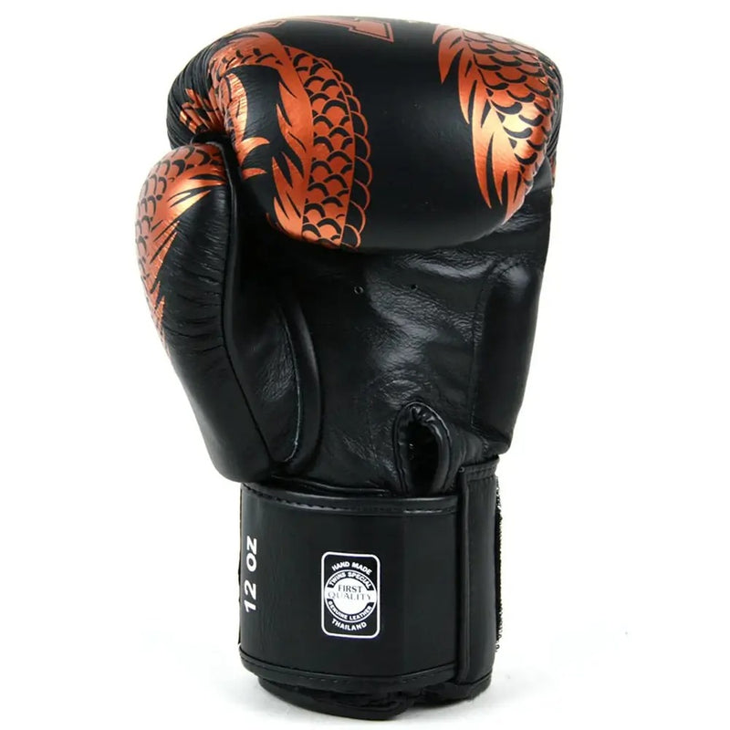 Twins FBGVL3-49 Dragon Boxing Gloves - Black/Copper