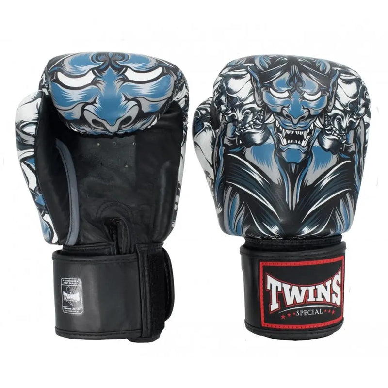 Twins FBGVL3-58 Boxing Gloves Kabuki - Black