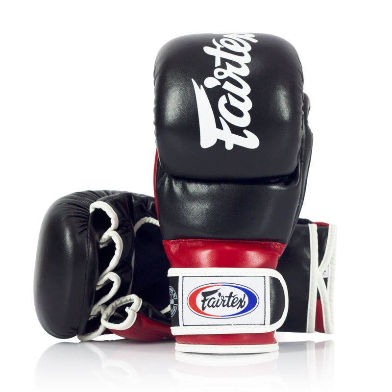 Fairtex FGV18 Sparring Grappling MMA Gloves Black/Red