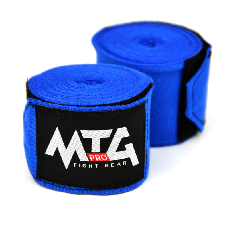 MTG Pro EH1 5m Elasticated Hand Wraps Blue