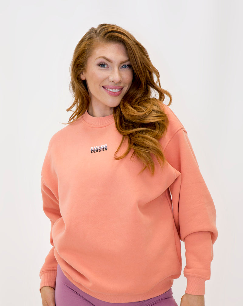 Diagor Cuddle Oversized Crew Neck Sweatshirt