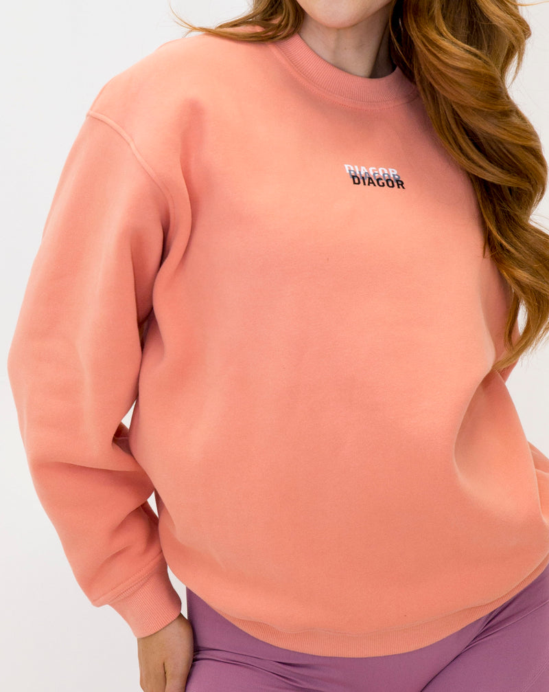 Diagor Cuddle Oversized Crew Neck Sweatshirt