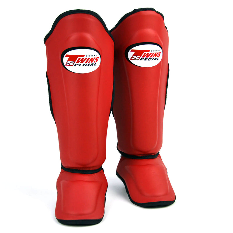 Twins SGS10 Double Padded Shin Guards Red