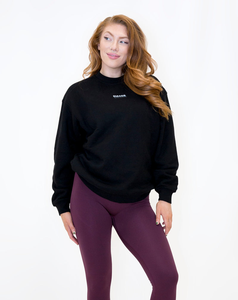 Diagor Cuddle Oversized Crew Neck Sweatshirt