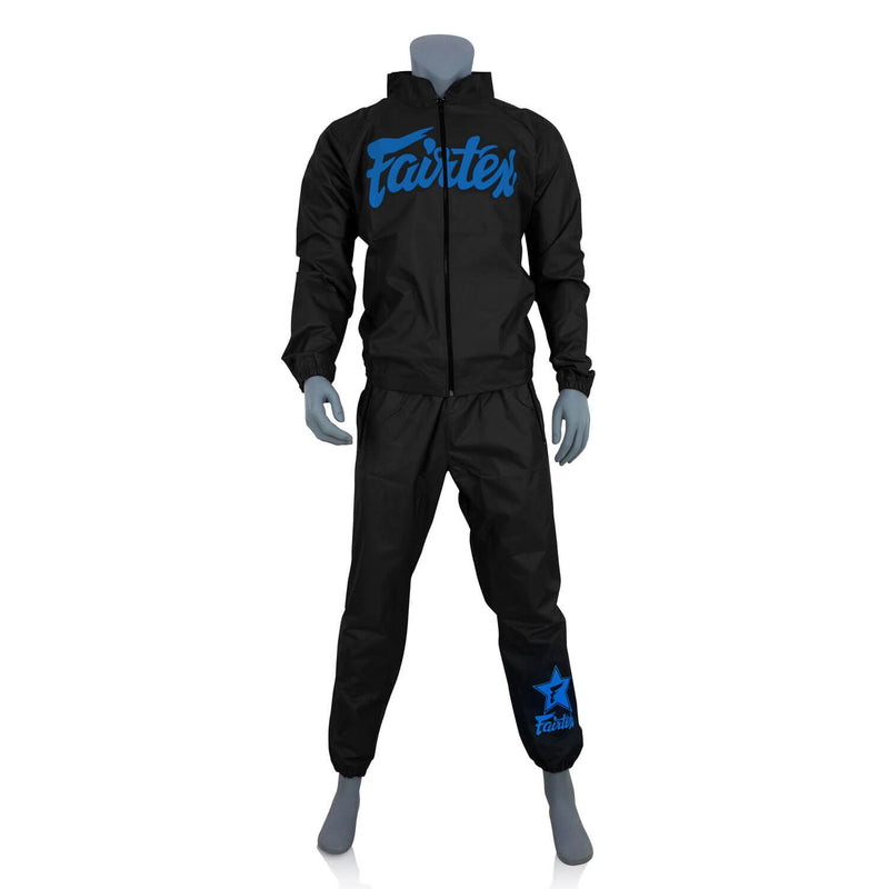 Fairtex VS3 Vinyl-Trainingsanzug Schwarz/Blau