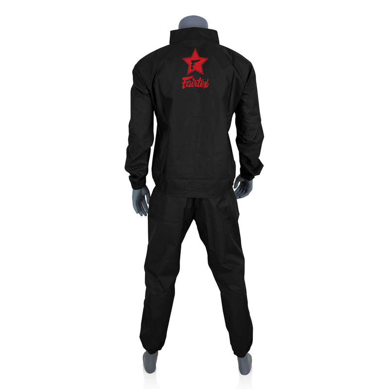 Fairtex VS3 Vinyl Sweatsuit Black/Red