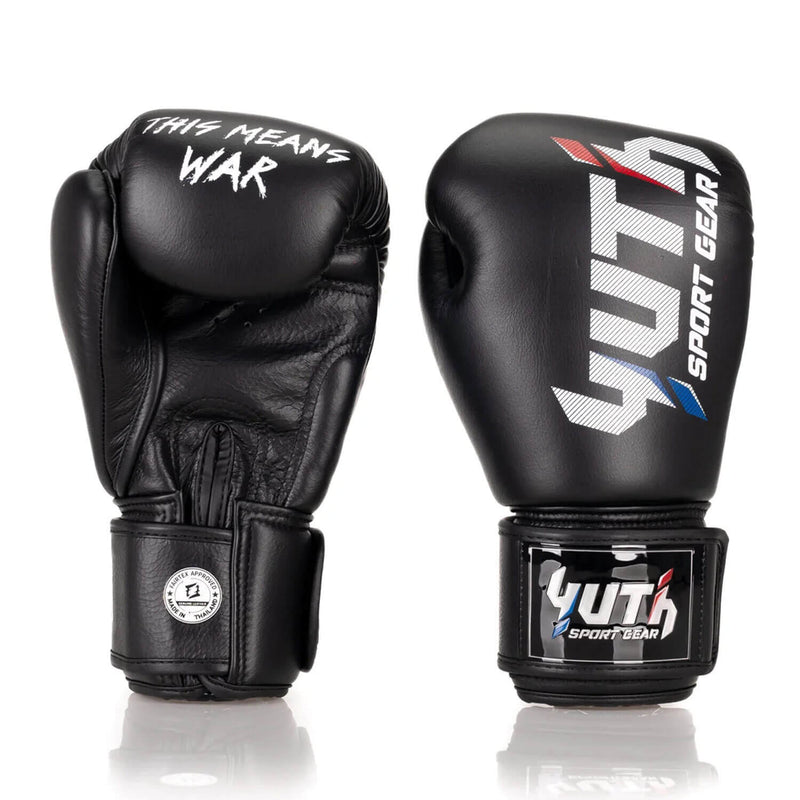 Yuth Boxing Gloves Sport Line Black