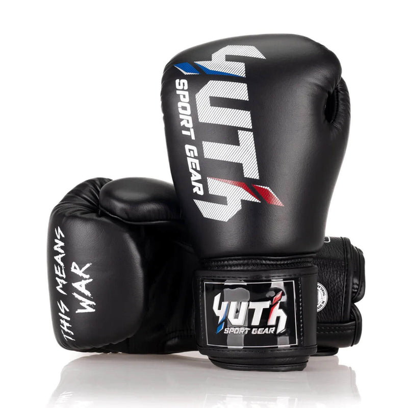 Yuth Boxing Gloves Sport Line Black