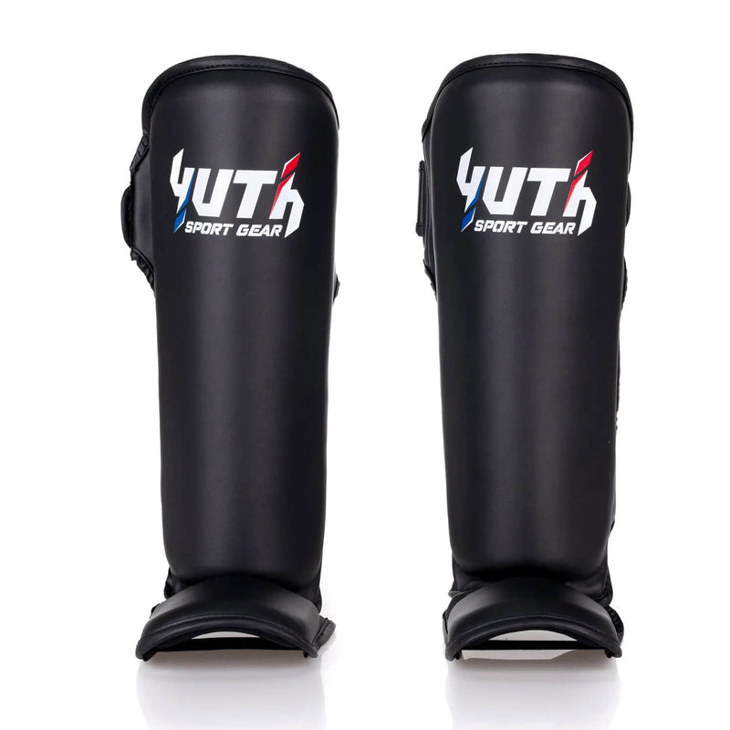 Yuth Shinguards Gold Line Black