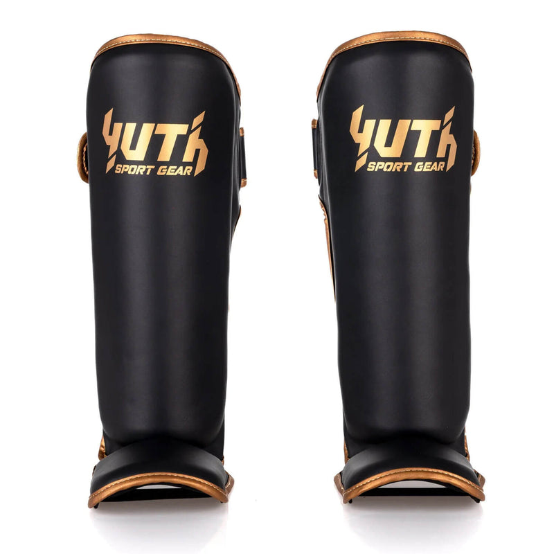 Yuth Shinguards Gold Line Black/Gold