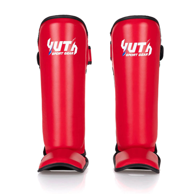 Yuth Shinguards Gold Line Red