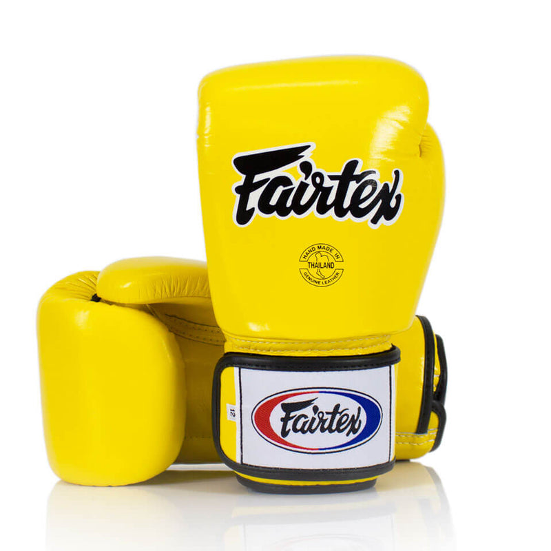 BGV1 Fairtex Yellow Universal Gloves - Gymzey.com