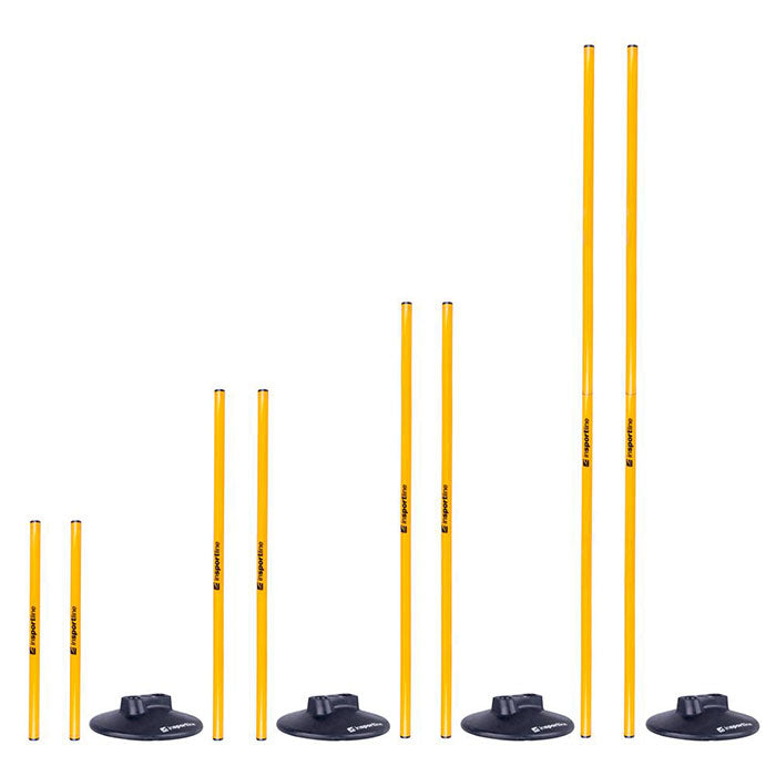 Slalom Bases and 8 Poles Set for Coordination Practice - Gymzey.com