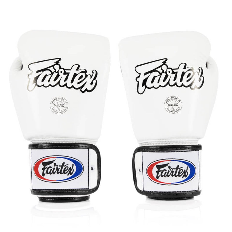 Guantes de boxeo universales Fairtex BGV1 blancos