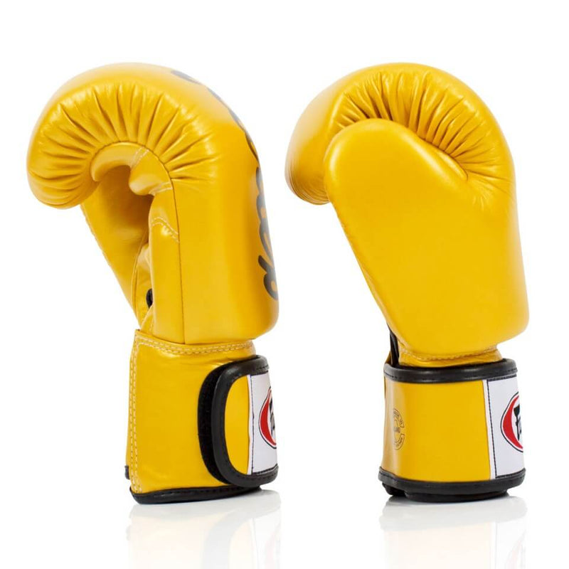 Fairtex BGV19 Deluxe Tight-Fit Gloves Gold