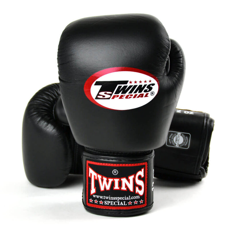 Twins BGVL3 Velcro Boxing Gloves Black