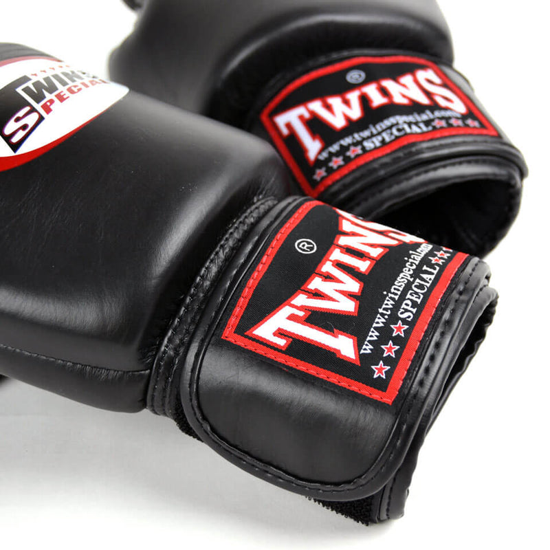 Twins BGVL3 Velcro Boxing Gloves Black