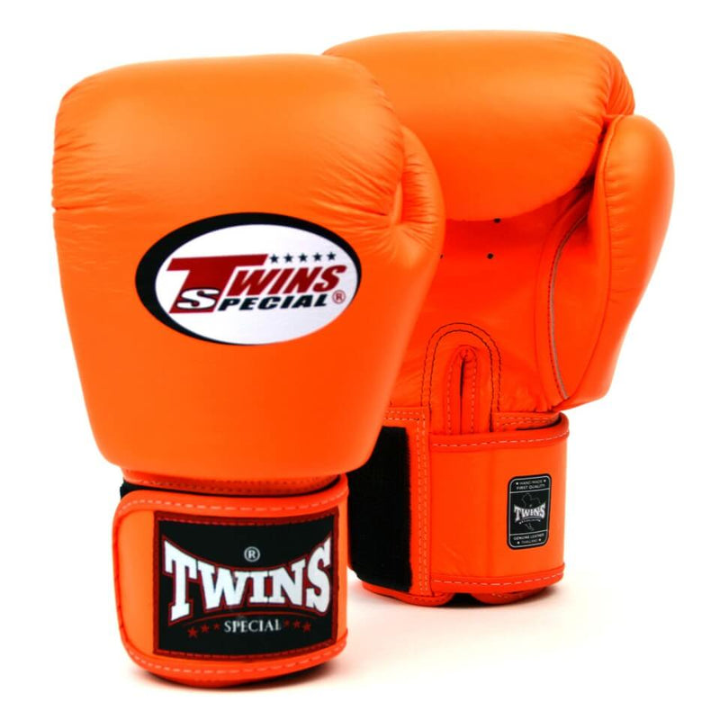 Twins BGVL3 Velcro Boxing Gloves Orange