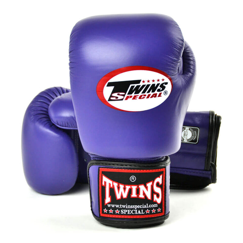 Twins BGVL3 Velcro Boxing Gloves Purple