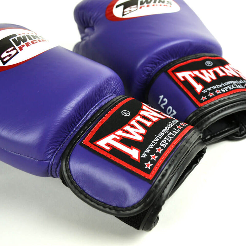 Twins BGVL3 Velcro Boxing Gloves Purple