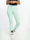 Nebbia Asymmetrical 7/8 Leggings 639 - Mint - Gymzey.com