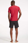 Ohmme Triangulum Gym Tee - Red - Gymzey.com