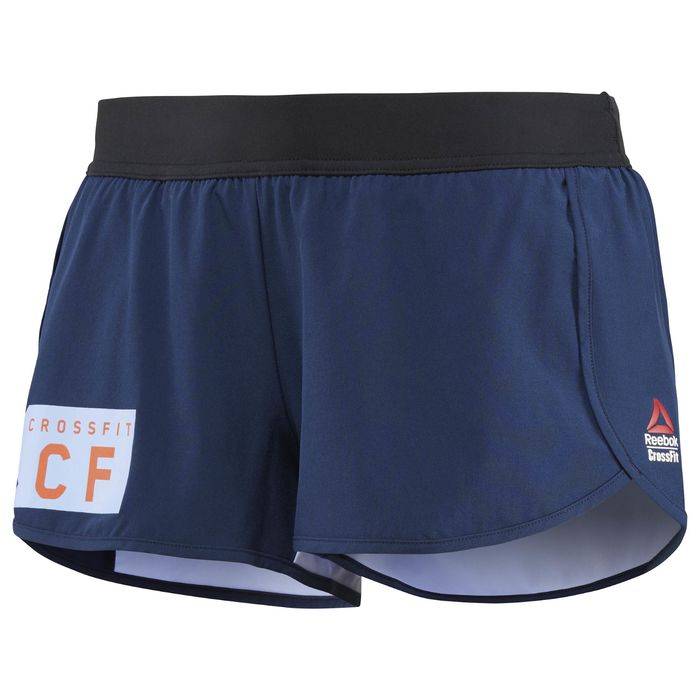 Pantalones cortos Reebok CrossFit Woven 6cm Mujer Azul marino